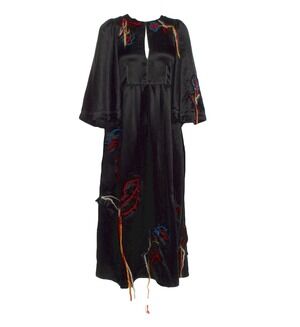 Sonia Rykiel Embroidered Butterfly Sleeve Dress